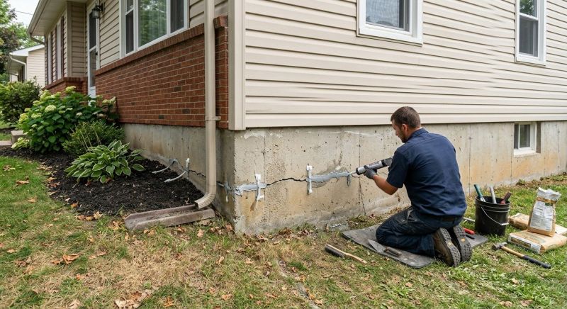 Basement Crack Repair in Napa County, CA