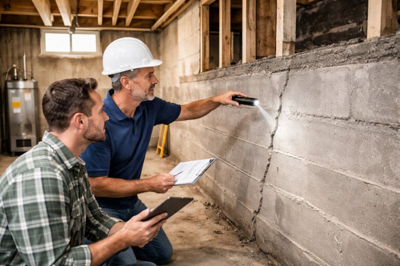 Basement Crack Repair in Napa County, CA