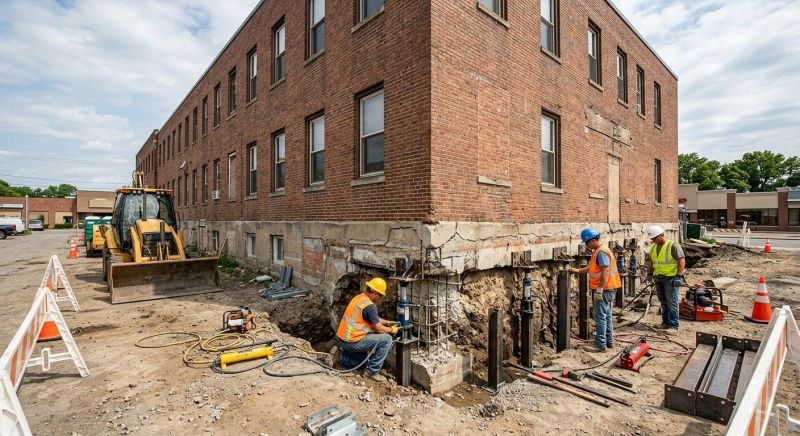 Commercial Foundation Repair in Napa County, CA