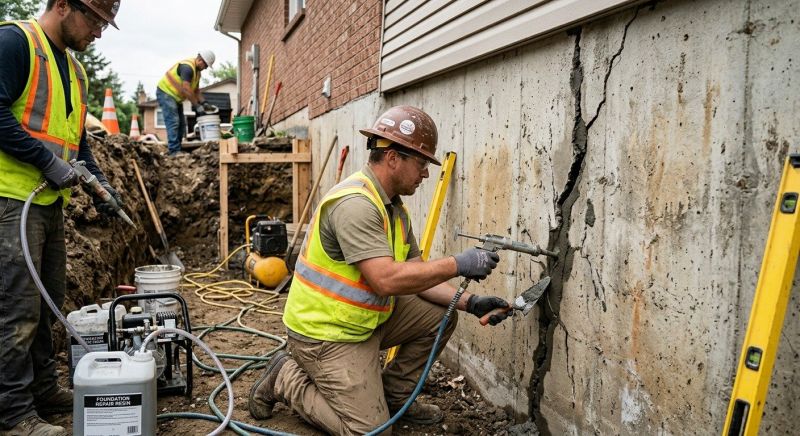 Cracked Foundation Repair in Novato, CA