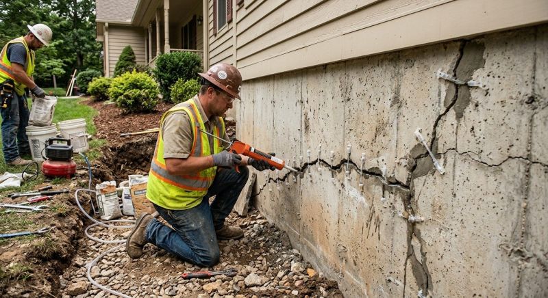 Cracked Foundation Repair in Suisun City, CA