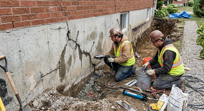 Cracked Foundation Repair in Travis Afb, CA