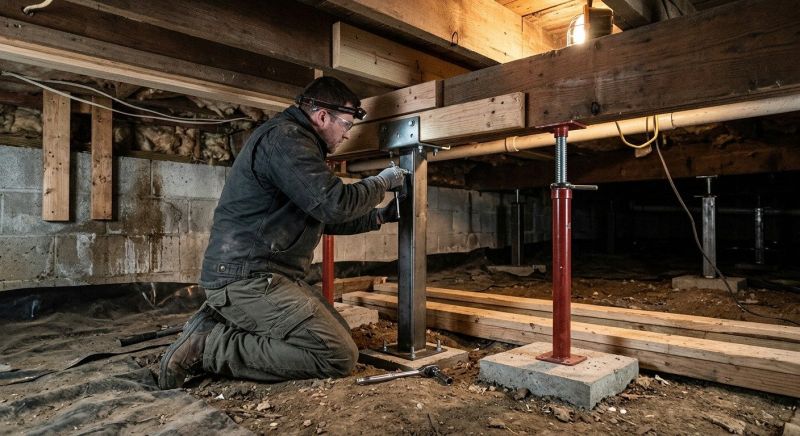 Crawlspace Structural Repair in Napa County, CA