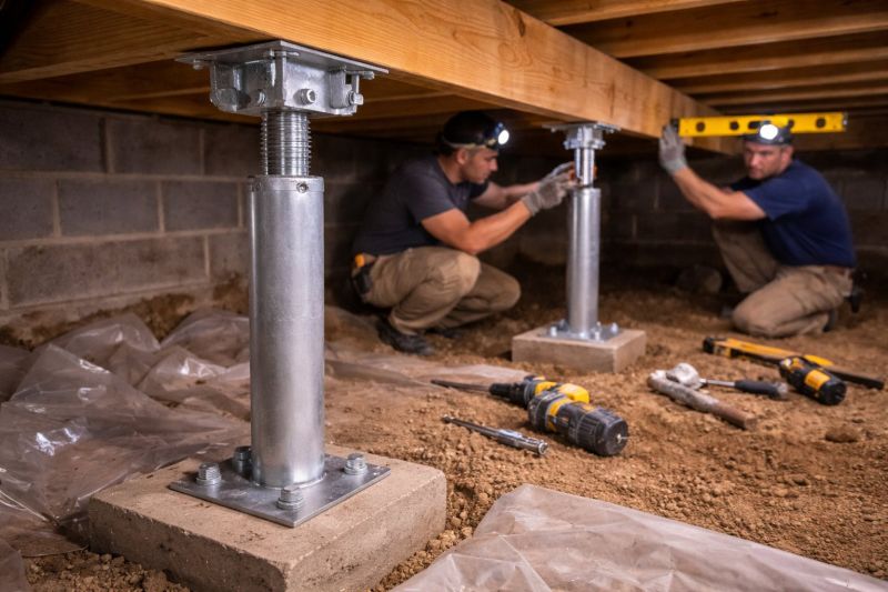 Crawlspace Structural Repair in Napa County, CA