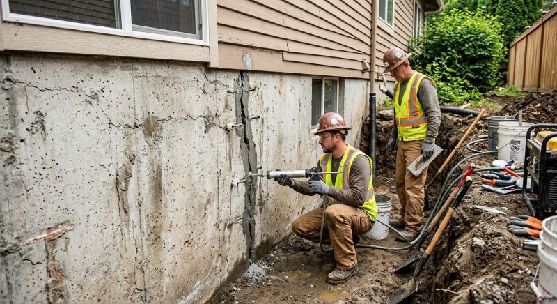 Foundation Cracks Repair in Napa County, CA