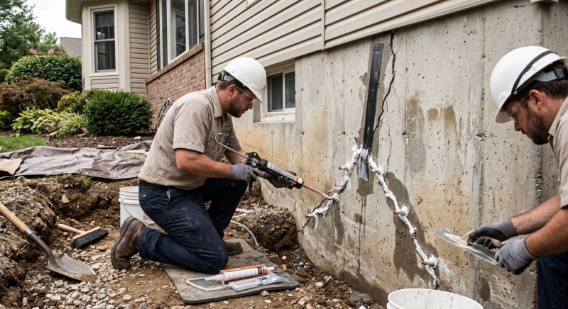 Foundation Cracks Repair in Napa County, CA