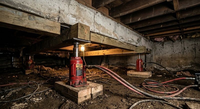 Foundation Jacking in Suisun City, CA