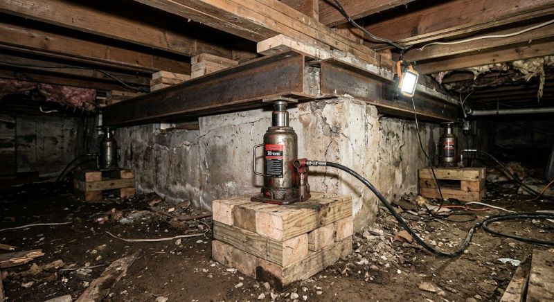 Foundation Jacking in Vacaville, CA