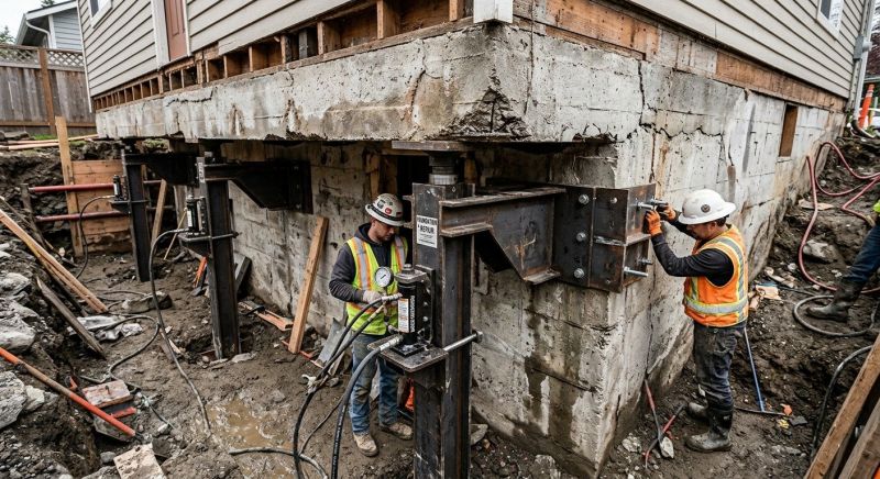 Foundation Lifting in Sonoma County, CA