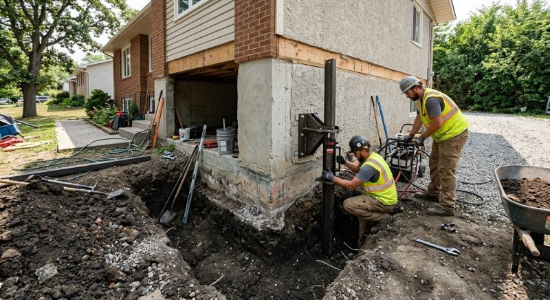 Foundation Pier Repair in Napa County, CA