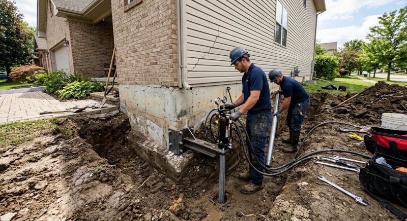 Foundation Settlement Repair in Napa County, CA