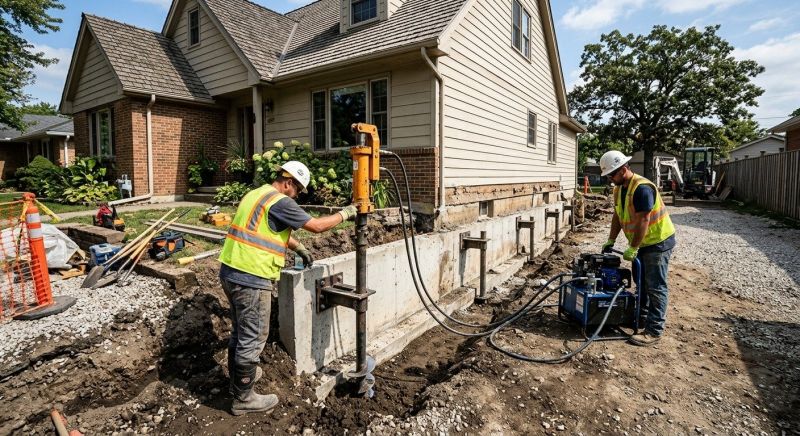 Foundation Stabilizing in Sonoma, CA