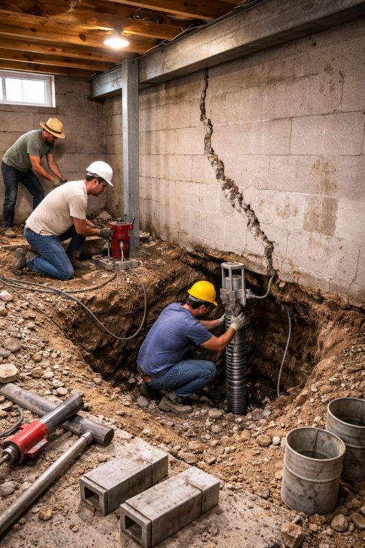 Foundation Structural Repair in Cotati, CA