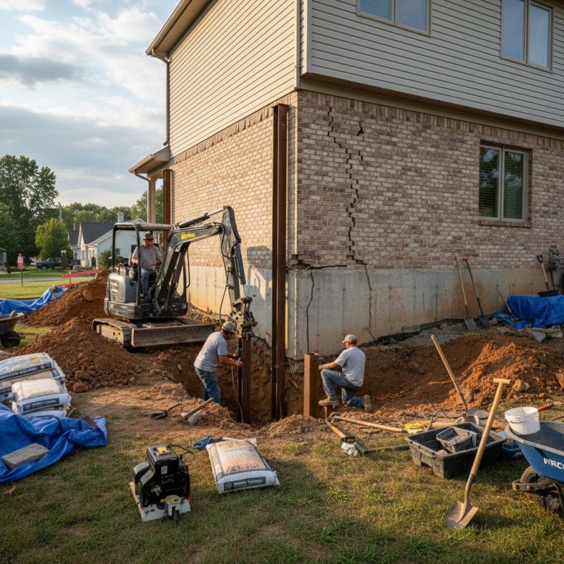 Foundation Structural Repair in Napa County, CA