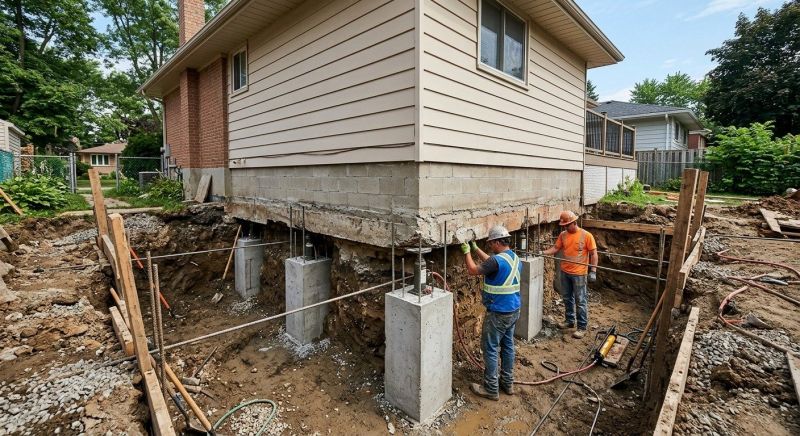 House Underpinning in Napa County, CA