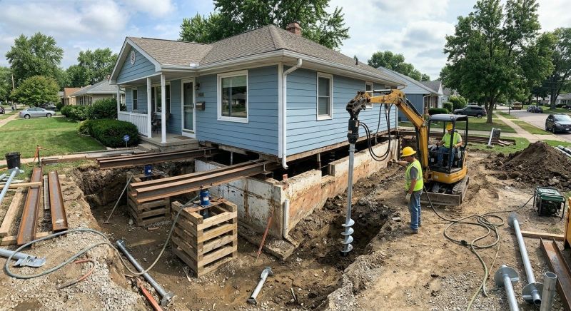 House Underpinning in Napa County, CA