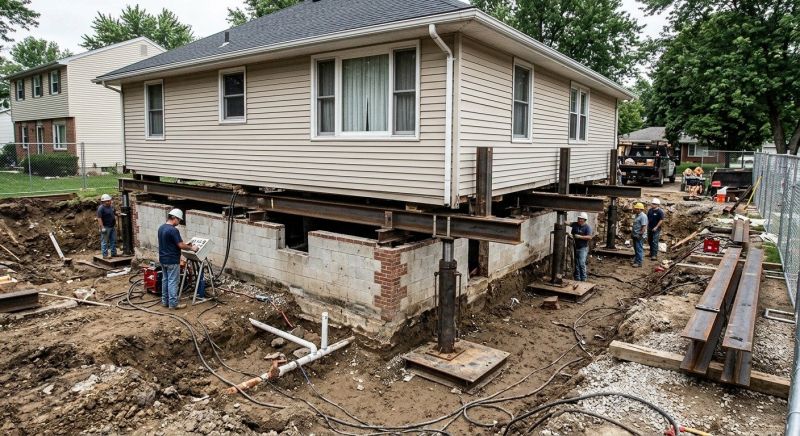 Sinking Foundation Lifting in Napa County, CA