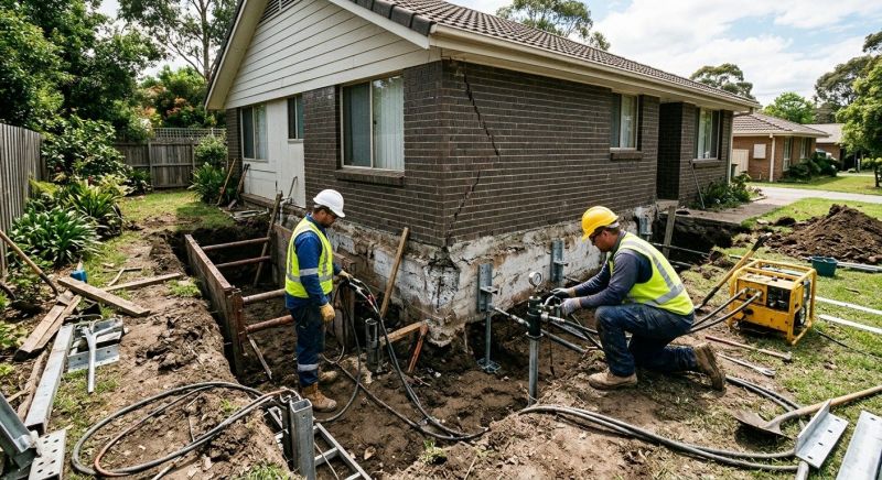 Sinking Foundation Repair in Cotati, CA