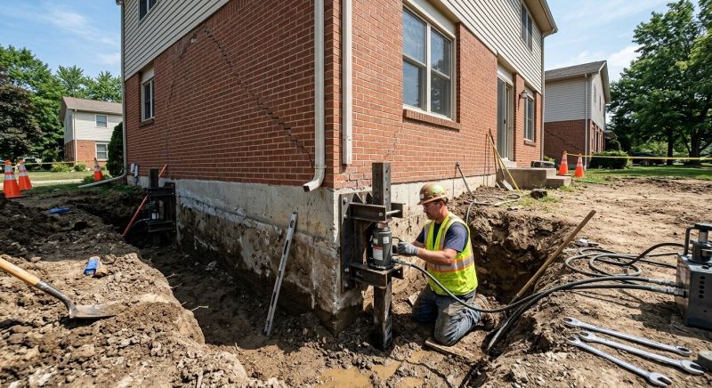 Sinking Foundation Repair in Fairfield, CA