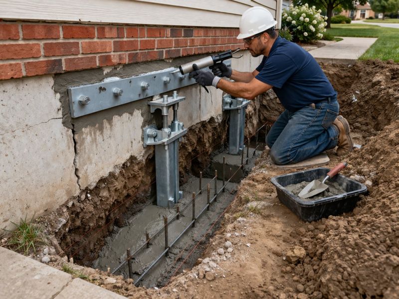 Sinking Foundation Repair in Napa County, CA