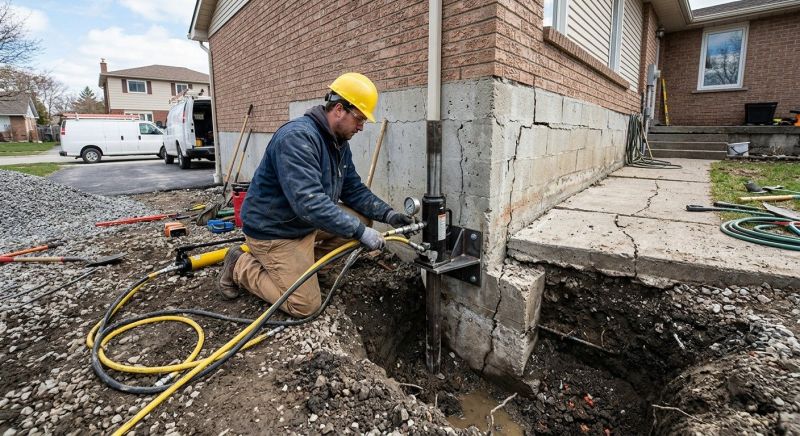 Sinking Foundation Repair in Rohnert Park, CA