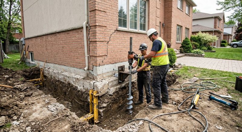 Sinking Foundation Repair in Saint Helena, CA