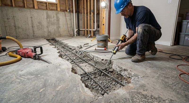 Slab Foundation Repair in Napa County, CA