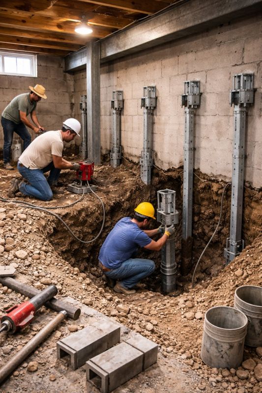 Structural Underpinning in Napa County, CA