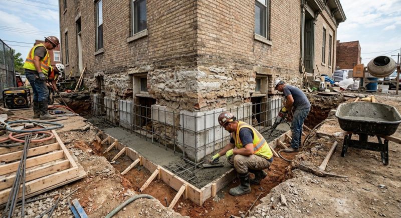 Structural Underpinning in Napa County, CA